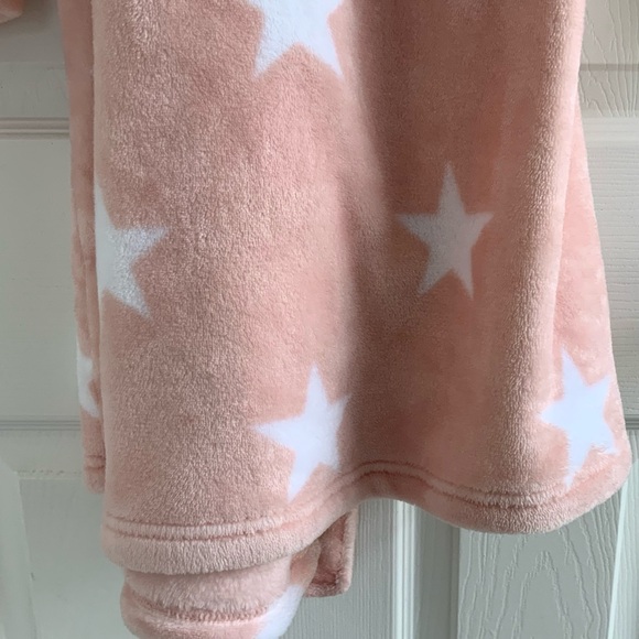 UGG Miranda XL Robe Pink Star Print Cozy Luxurious Preppy - Picture 11 of 12